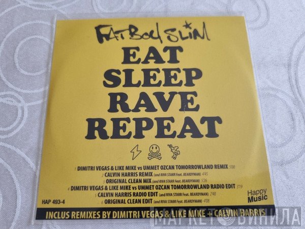 Fatboy Slim & Riva Starr Feat. Beardyman  - Eat Sleep Rave Repeat