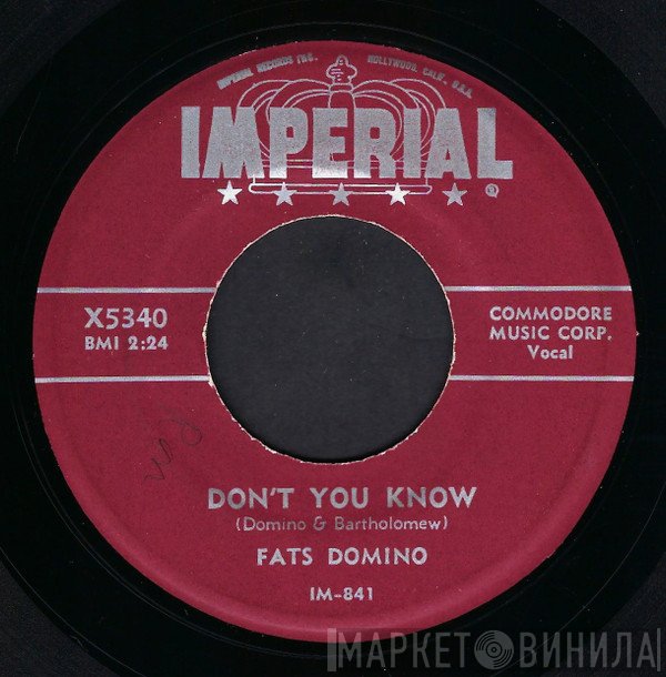 Fats Domino - Don't You Know / Helping Hand