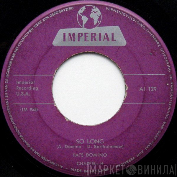 Fats Domino  - So Long