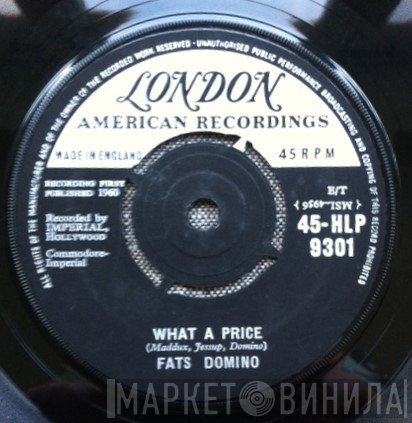 Fats Domino - What A Price