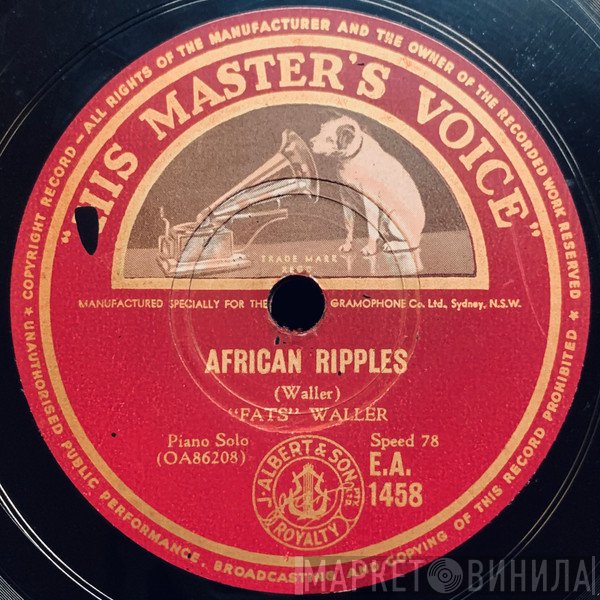 Fats Waller  - African Ripples / Alligator Crawl