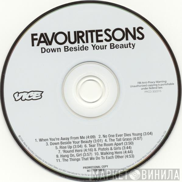 Favourite Sons - Down Beside Your Beauty