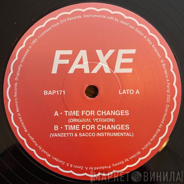 Faxe  - Time For Changes