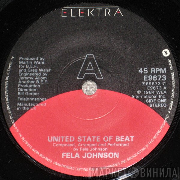 Fela Johnson - United State Of Beat