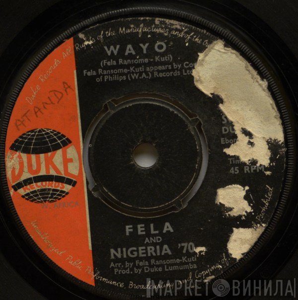 Fela Kuti And Nigeria 70  - Wayo / Lover
