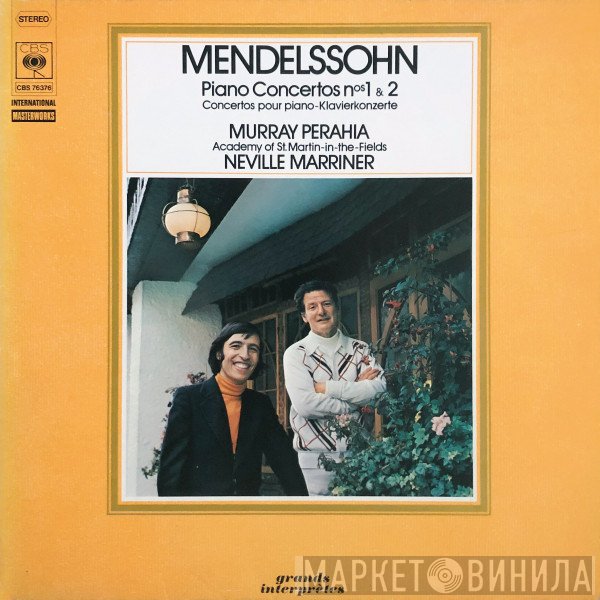 Felix Mendelssohn-Bartholdy, The Academy Of St. Martin-in-the-Fields, Sir Neville Marriner, Murray Perahia - Piano Concertos Nos 1 &amp; 2