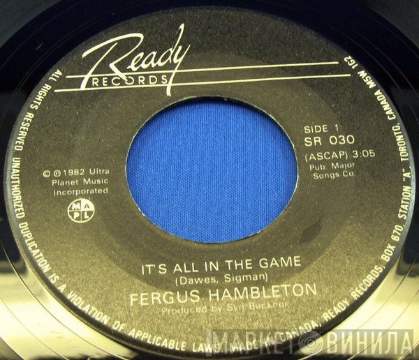 Fergus Hambleton  - It's All In The Game