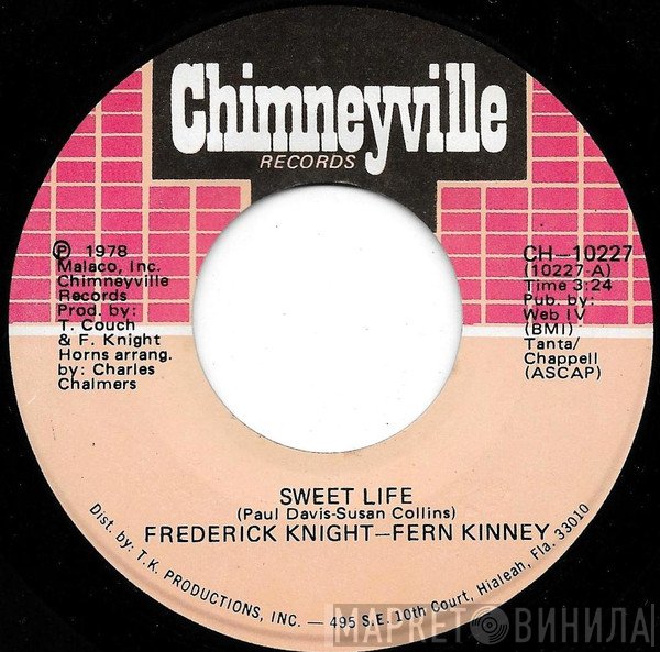 Fern Kinney, Frederick Knight - Sweet Life / Tonight's The Night