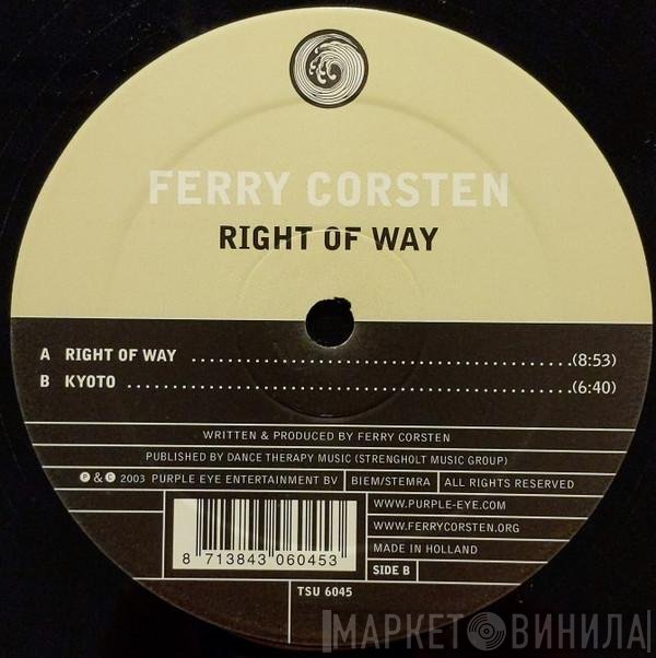 Ferry Corsten  - Right Of Way