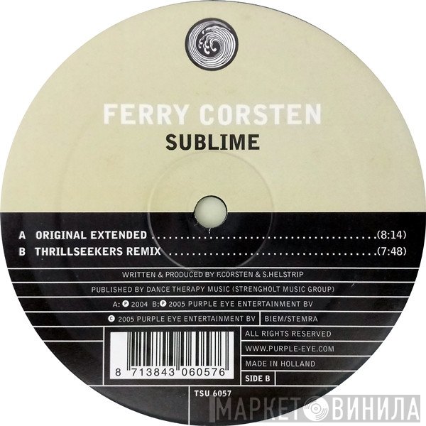 Ferry Corsten  - Sublime