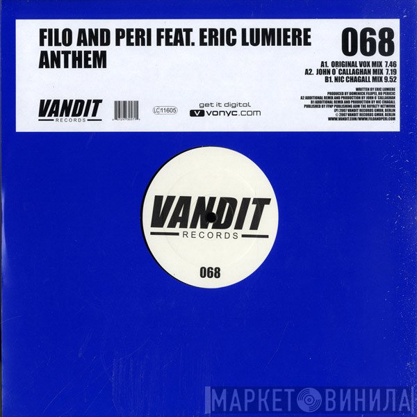Filo & Peri, Eric Lumiere - Anthem