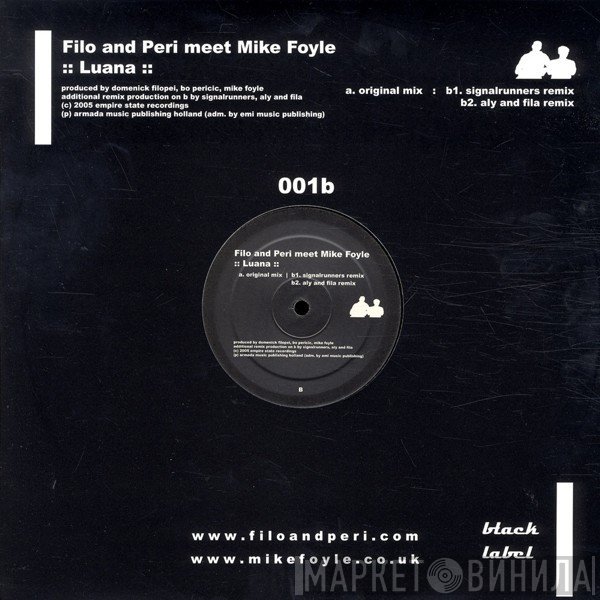 Filo & Peri Meet Mike Foyle  - Luana