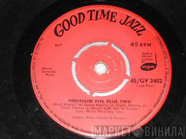 Firehouse Five Plus Two - Sobbin' Blues / Just A Stomp At The Twilight