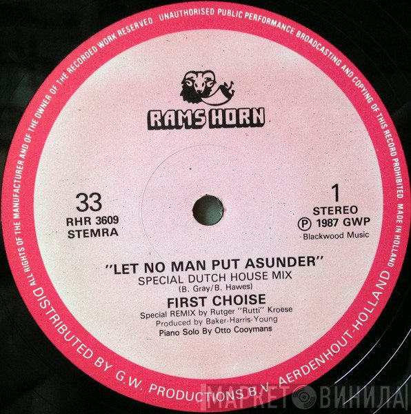 First Choice - Let No Man Put Asunder