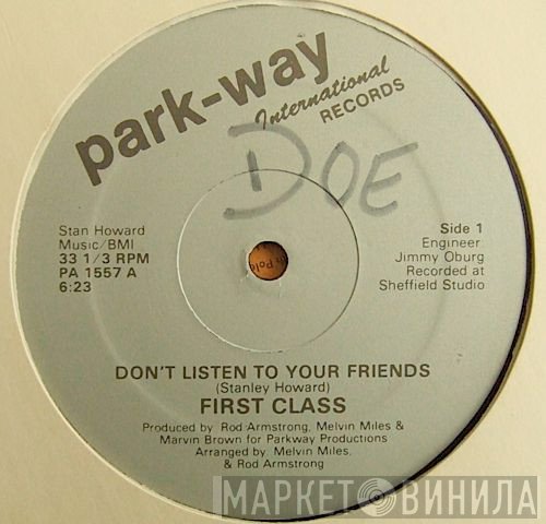 First Class  - Don't Listen To Your Friends / Candy