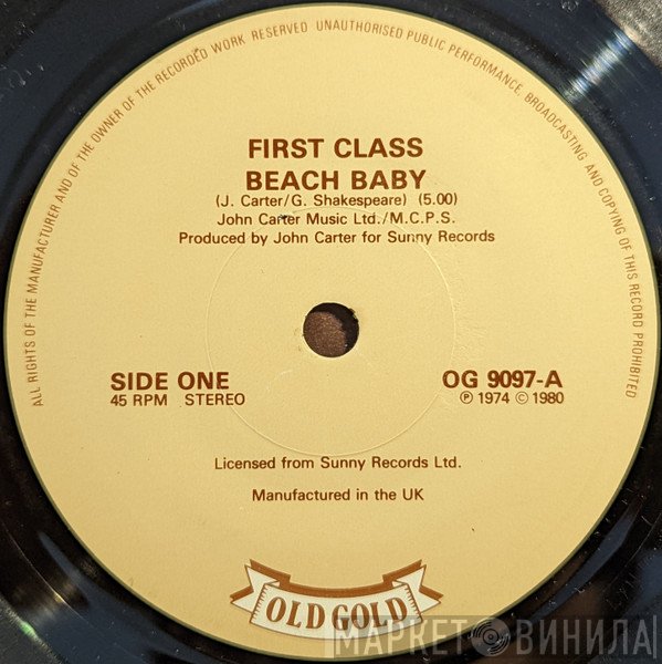 First Class  - Beach Baby