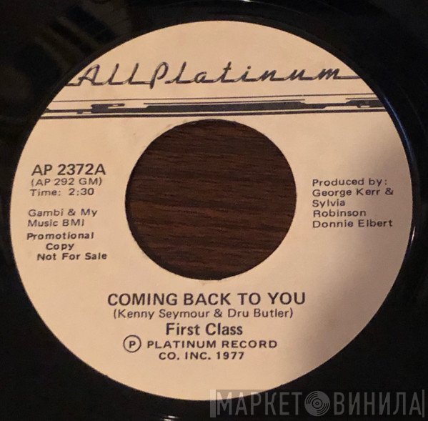 First Class   - Coming Back To You