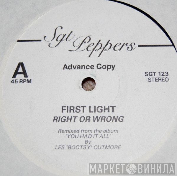 First Light  - Right Or Wrong