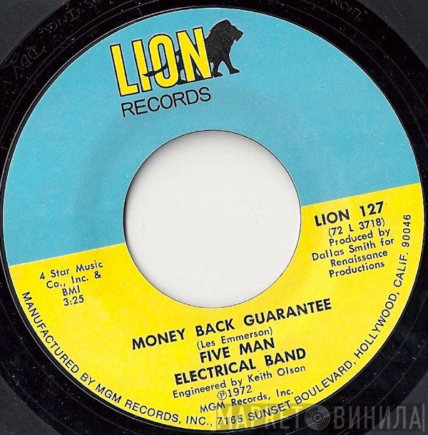 Five Man Electrical Band  - Money Back Guarantee / Find The One