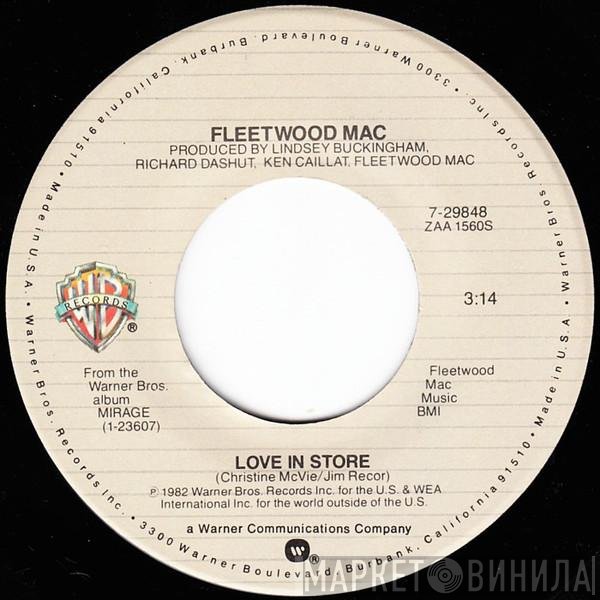 Fleetwood Mac  - Love In Store / Can't Go Back
