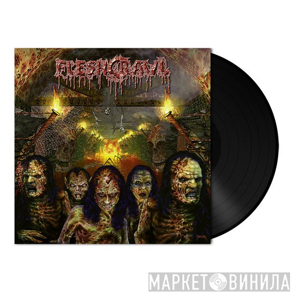 Fleshcrawl - As Blood Rains From The Sky ... We Walk The Path Of Endless Fire