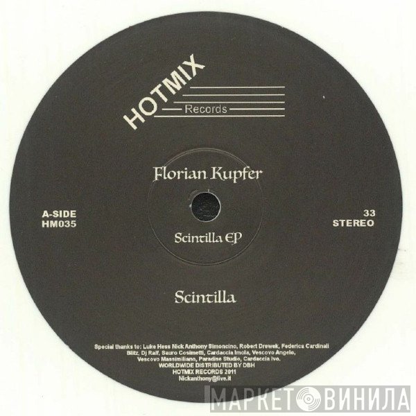 Florian Kupfer - Scintilla EP