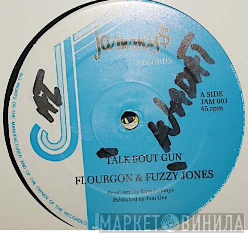 Flourgon, Fuzzy Jones, Richie Stephens - Talk Bout Gun / One Look In Your Eyes