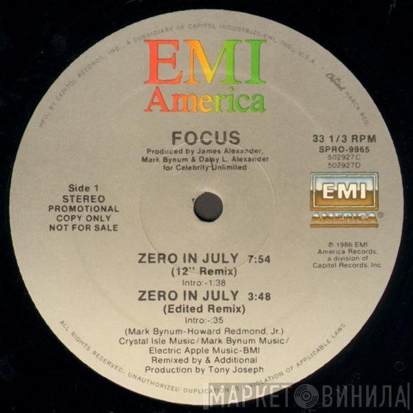 Focus   - Zero In July