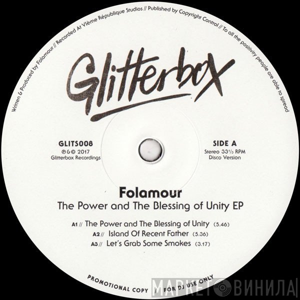 Folamour - The Power And The Blessing Of Unity EP