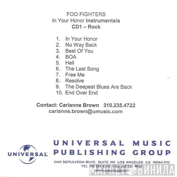 Foo Fighters  - In Your Honor Instrumentals