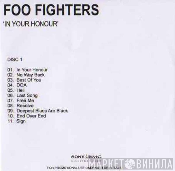 Foo Fighters  - In Your Honor