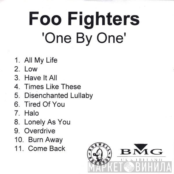 Foo Fighters  - One By One