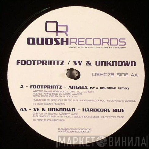 Footprintz / Sy & Unknown  - Angels (Remix) / Hardcore Ride