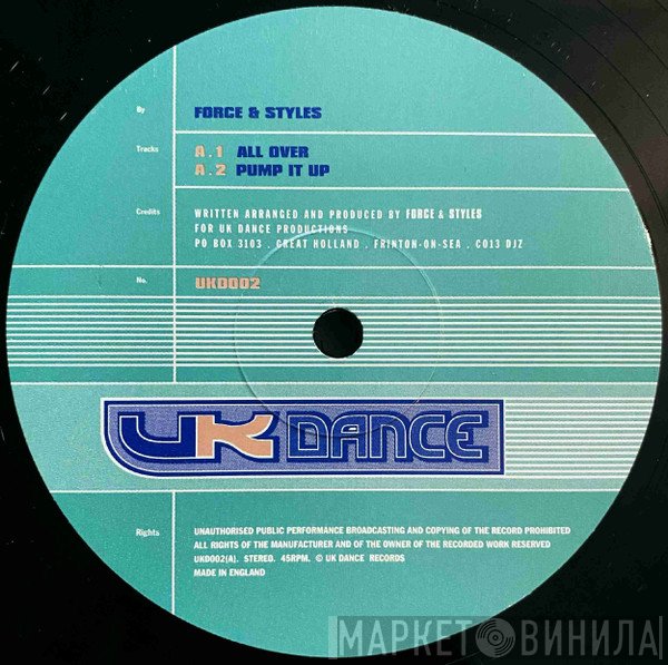 Force & Styles  - All Over / Pump It Up