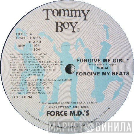 Force MD's - Forgive Me Girl