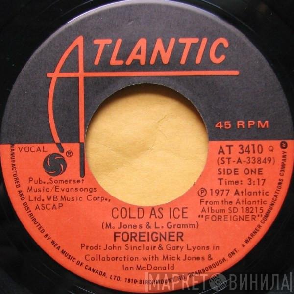Foreigner  - Cold As Ice