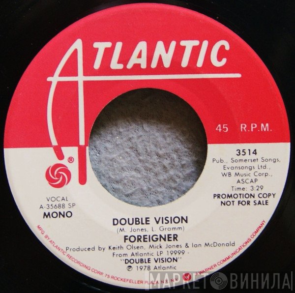 Foreigner  - Double Vision