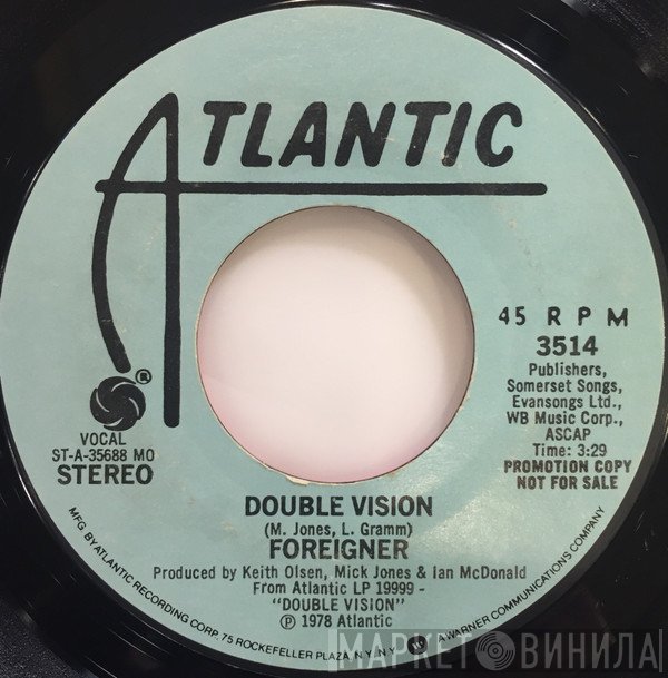 Foreigner  - Double Vision