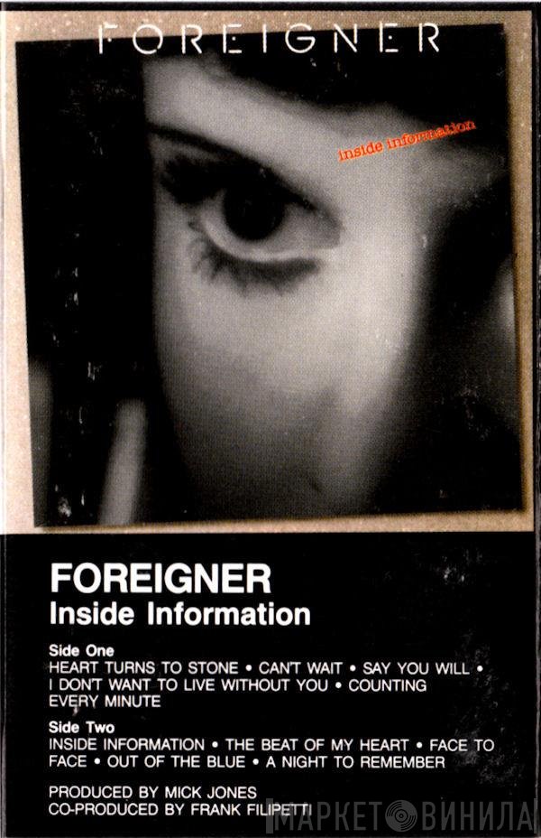 Foreigner  - Inside Information