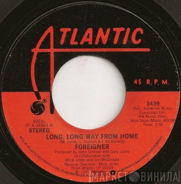 Foreigner  - Long, Long Way From Home