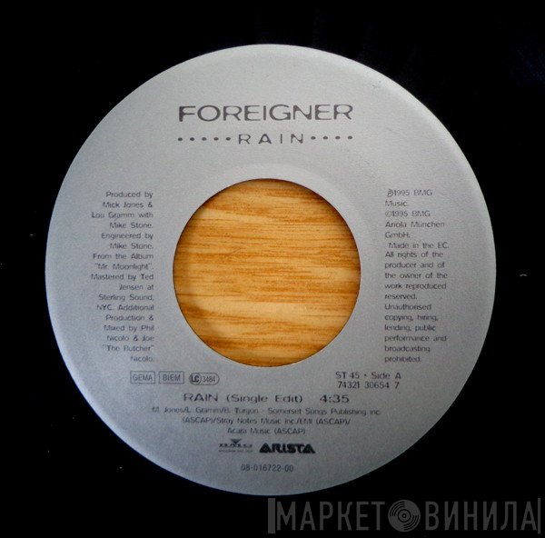 Foreigner  - Rain