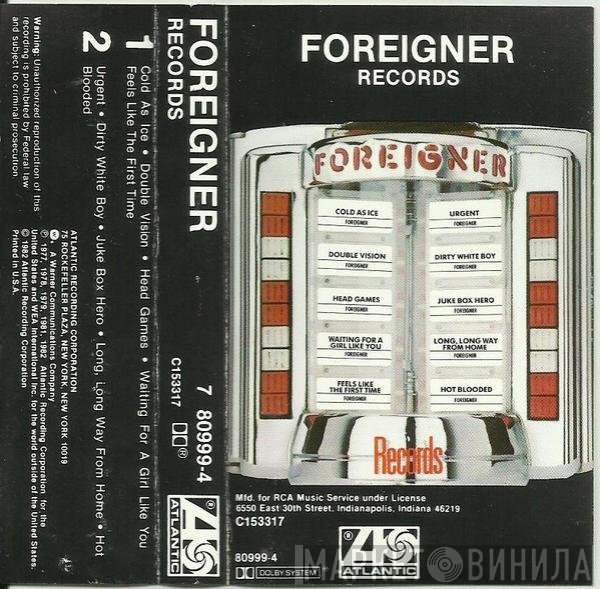 Foreigner  - Records