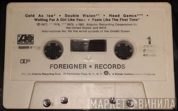 Foreigner  - Records