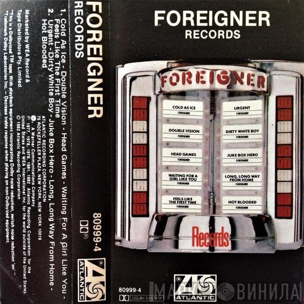 Foreigner  - Records