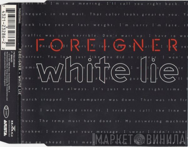 Foreigner - White Lie
