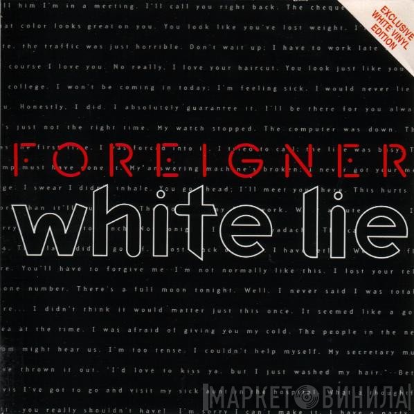 Foreigner  - White Lie
