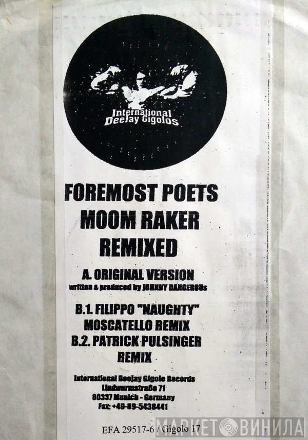 Foremost Poets  - Moon Raker Remixed