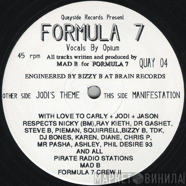 Formula 7 - Jodi's Theme / Manifestation