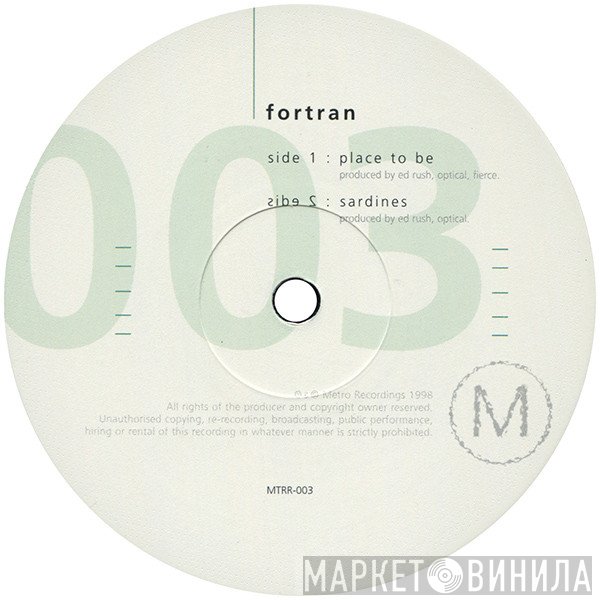 Fortran - Place To Be / Sardines