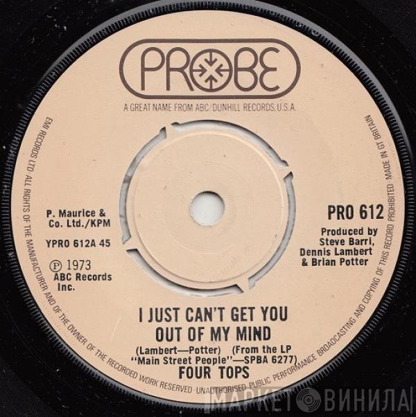 Four Tops - I Just Can't Get You Out Of My Mind
